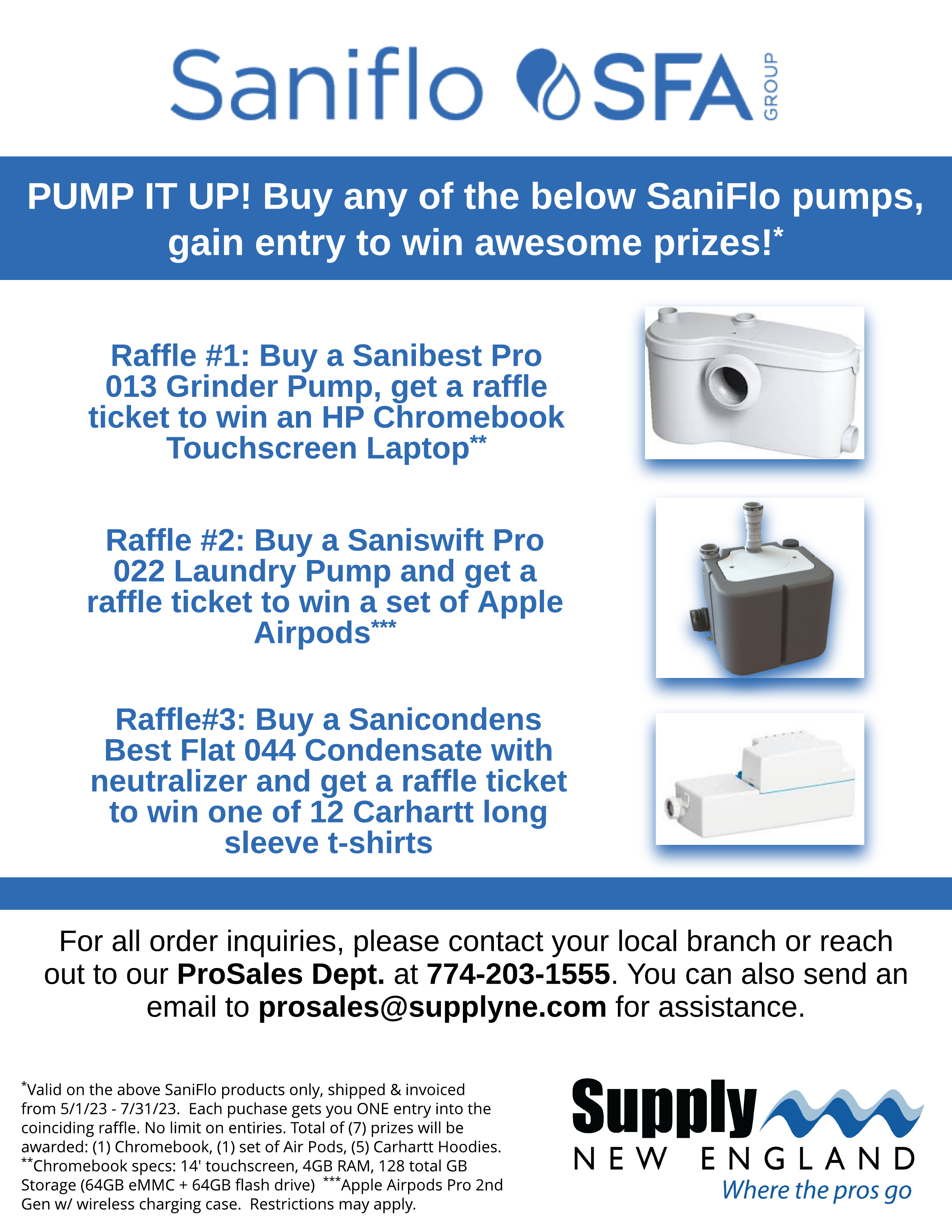 Supply New England Promotions Tools Products Pros
