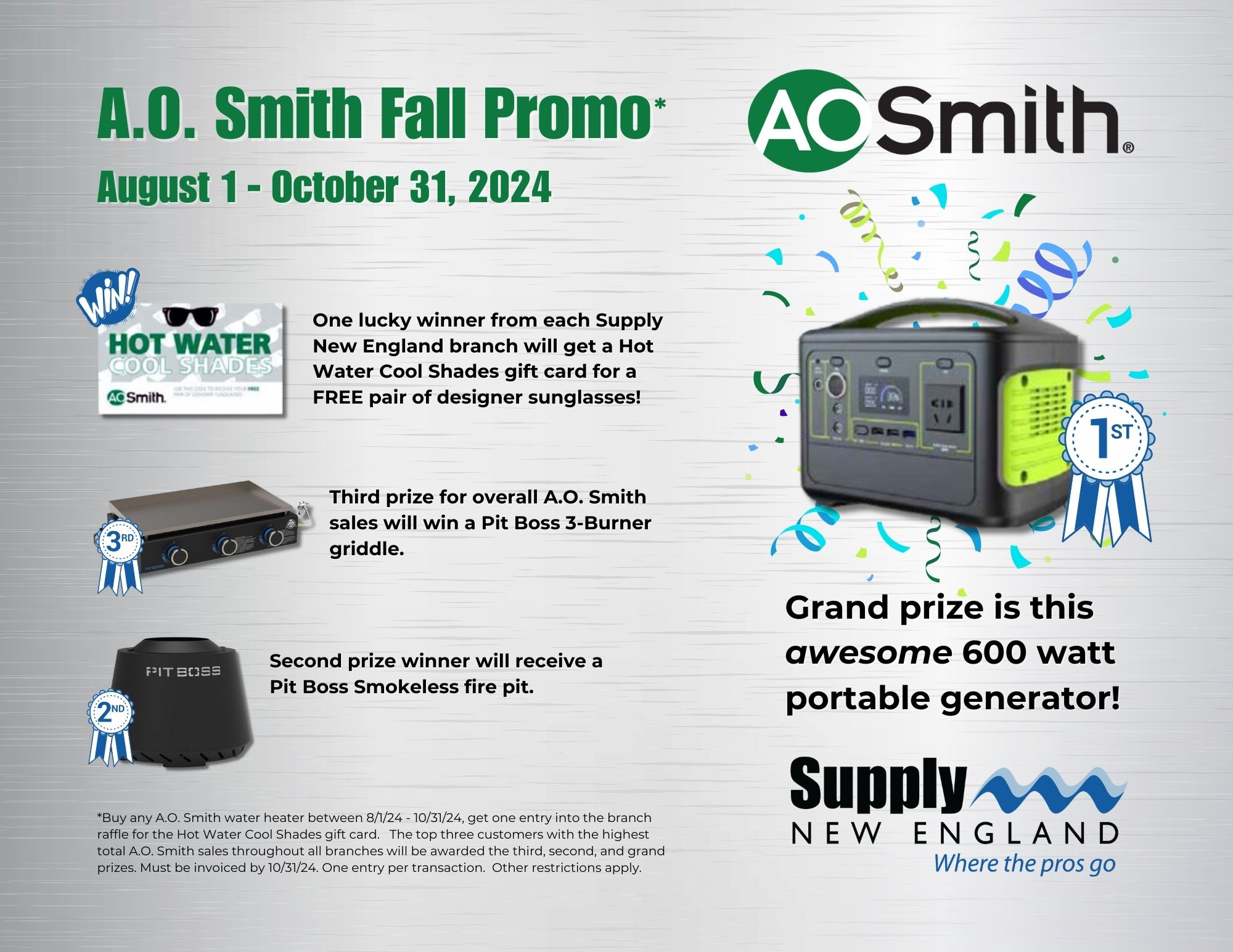 Supply New England Promotions Tools Products Pros
